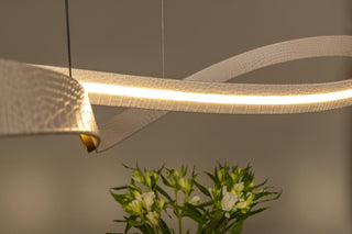 SLALOM - Hanglamp - LED Dimb. - CCT - 1x80W 2200K/4000K - Beige