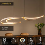 SLALOM - Hanglamp - LED Dimb. - CCT - 1x80W 2200K/4000K - Beige