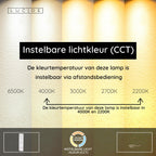 SLALOM - Hanglamp - LED Dimb. - CCT - 1x80W 2200K/4000K - Beige