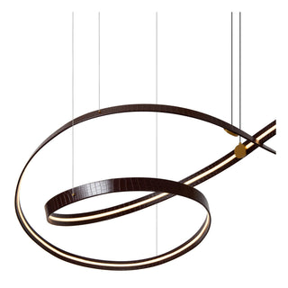 SLALOM - Suspension - LED Dimmable - CCT - 1x80W 2200K/4000K - Café