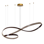 SLALOM - Suspension - LED Dimmable - CCT - 1x80W 2200K/4000K - Café