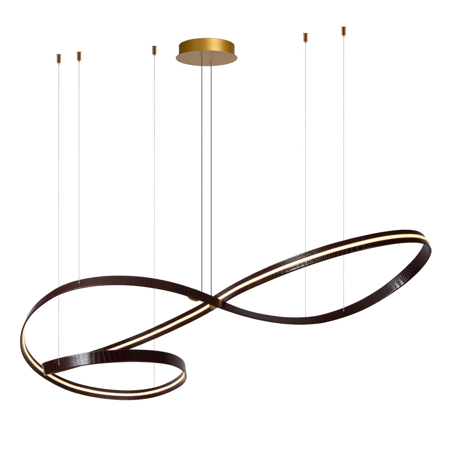 SLALOM - Suspension - LED Dimmable - CCT - 1x80W 2200K/4000K - Café