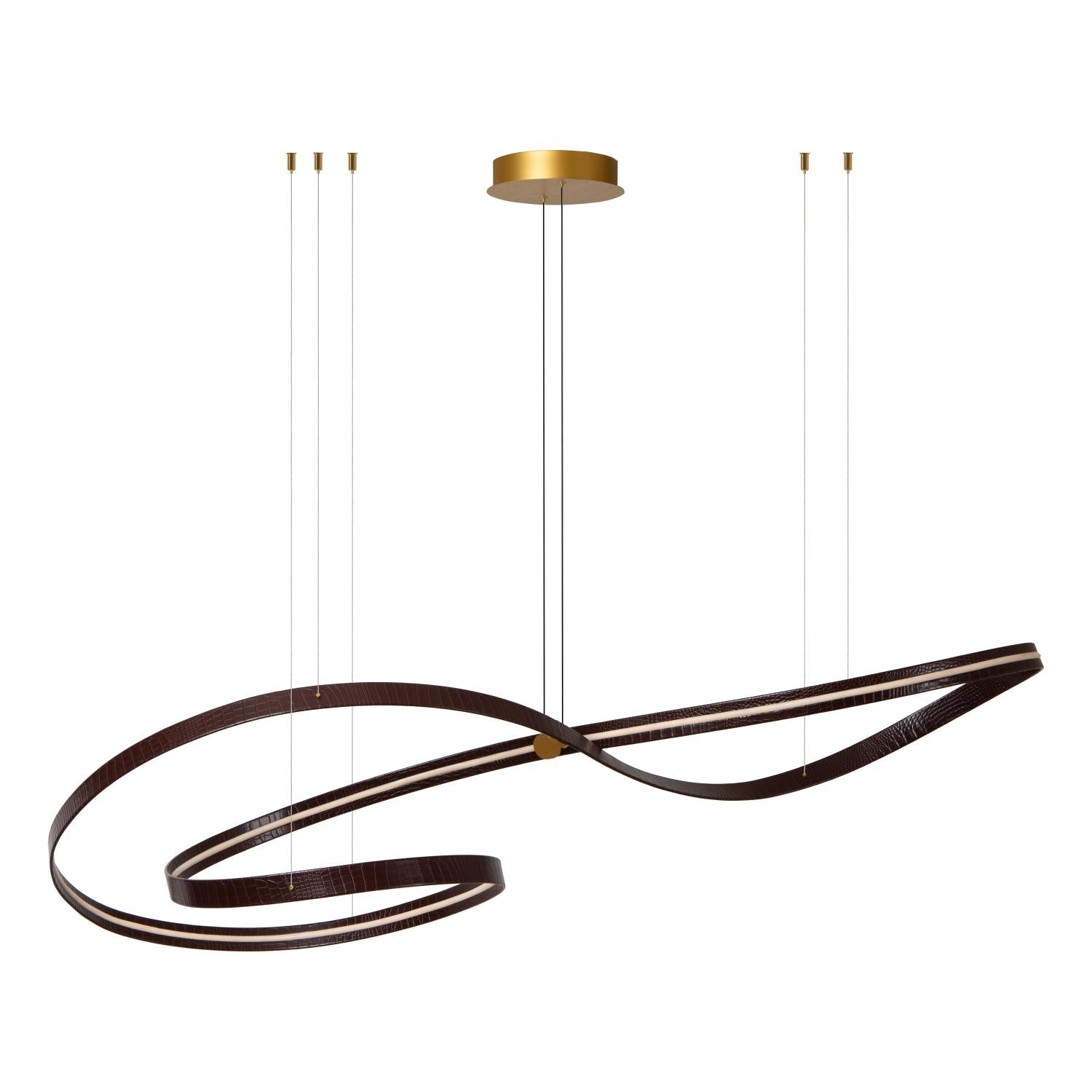 SLALOM - Suspension - LED Dimmable - CCT - 1x80W 2200K/4000K - Café