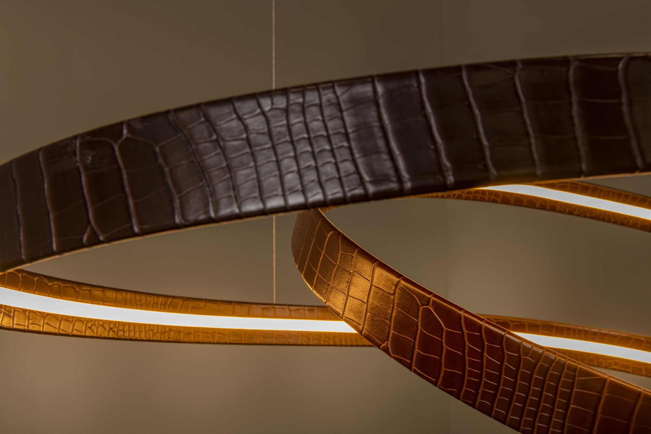 SLALOM - Suspension - LED Dimmable - CCT - 1x80W 2200K/4000K - Café