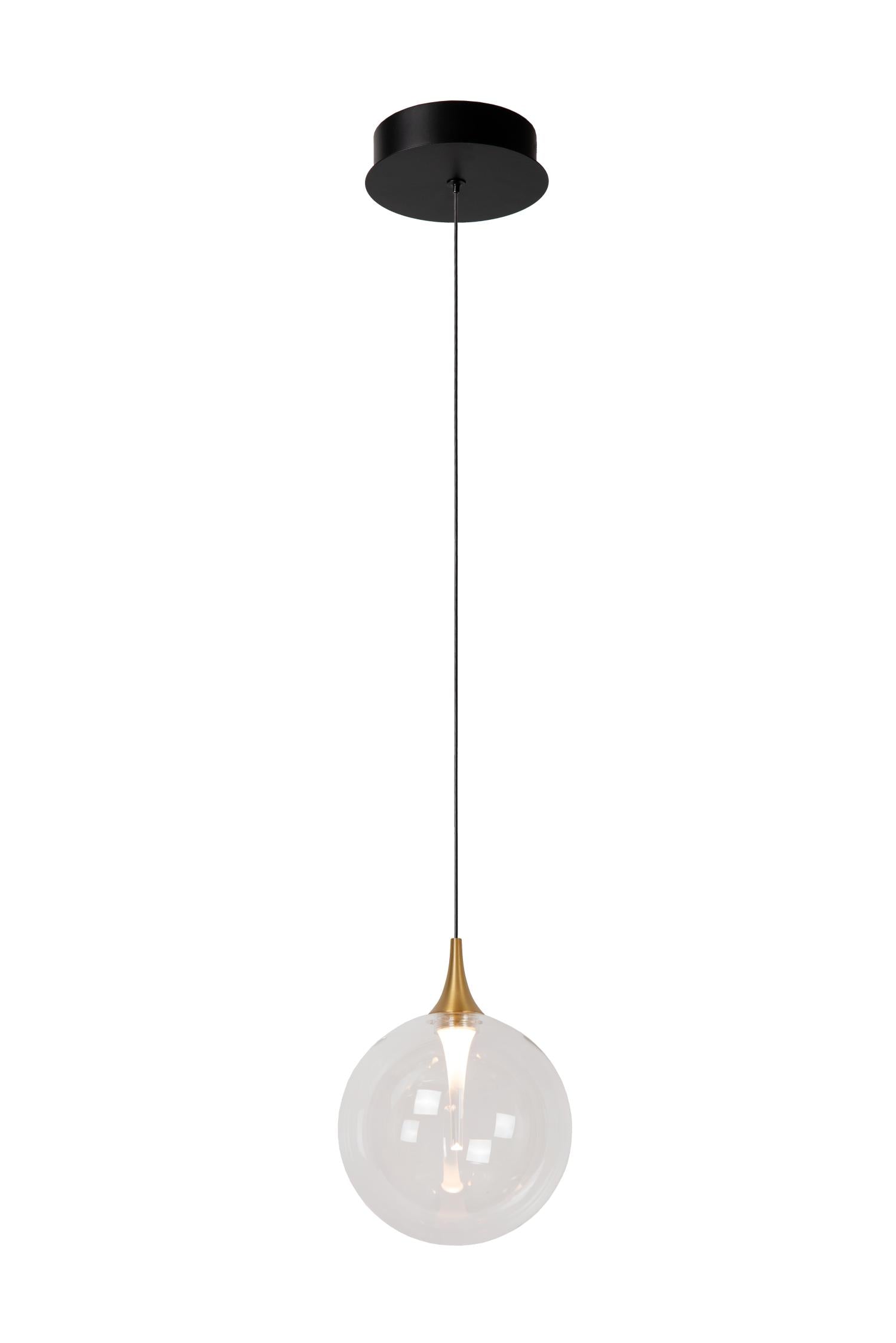 GISELA - Suspension - Ø 16 cm - LED Dimmable - 1x5W 2700K - Transparent