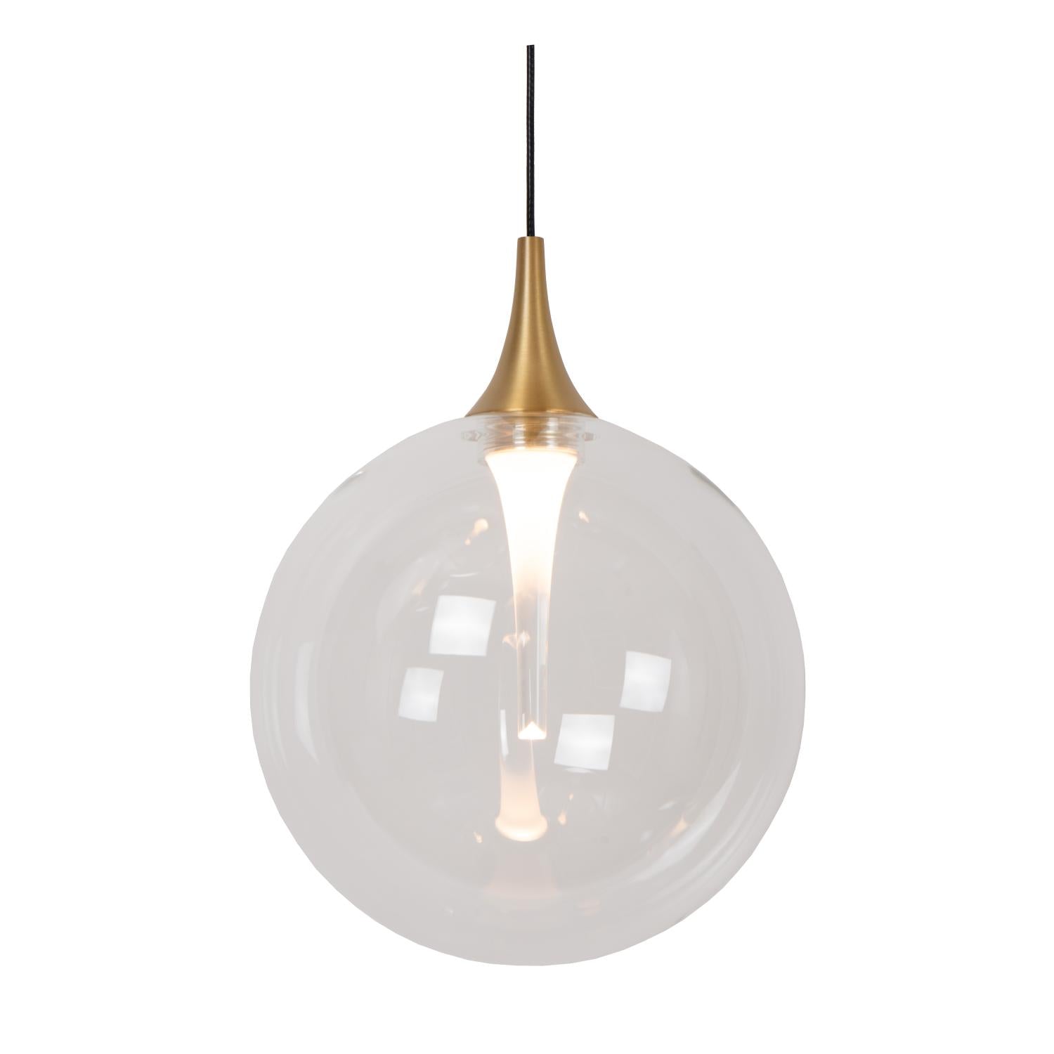 GISELA - Suspension - Ø 16 cm - LED Dimmable - 1x5W 2700K - Transparent