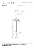GISELA - Suspension - Ø 16 cm - LED Dimmable - 1x5W 2700K - Transparent