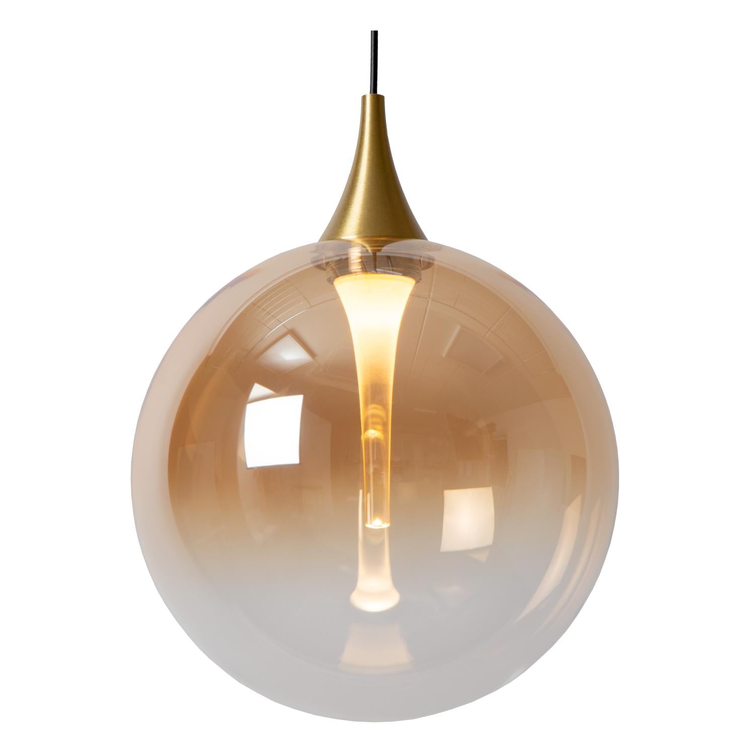 GISELA - Pendant light - Ø 16 cm - LED Dimmable - 1x5W 2700K - Amber