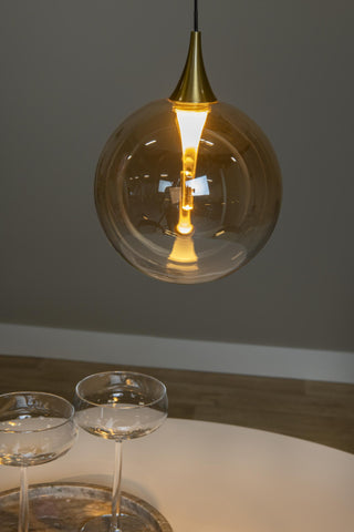 GISELA - Pendant light - Ø 16 cm - LED Dimmable - 1x5W 2700K - Amber