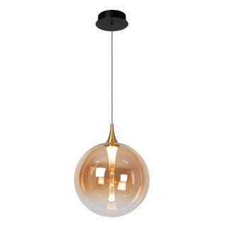 Lucide Premium - GISELA - Hanglamp - Ø 30 cm - LED Dimb. - 1x9,4W 2700K - Amber - IP20