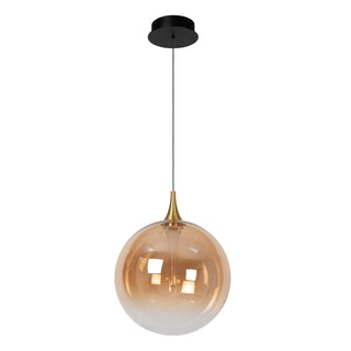 Lucide Premium - GISELA - Hanglamp - Ø 30 cm - LED Dimb. - 1x9,4W 2700K - Amber - IP20