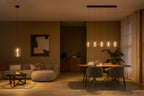 Lucide Premium - GISELA - Hanglamp - Ø 30 cm - LED Dimb. - 1x9,4W 2700K - Amber - IP20
