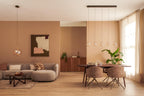 Lucide Premium - GISELA - Hanglamp - Ø 30 cm - LED Dimb. - 1x9,4W 2700K - Amber - IP20