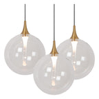 GISELA - Hanglamp - Ø 36 cm - LED Dimb. - 3x4,3W 2700K - Transparant