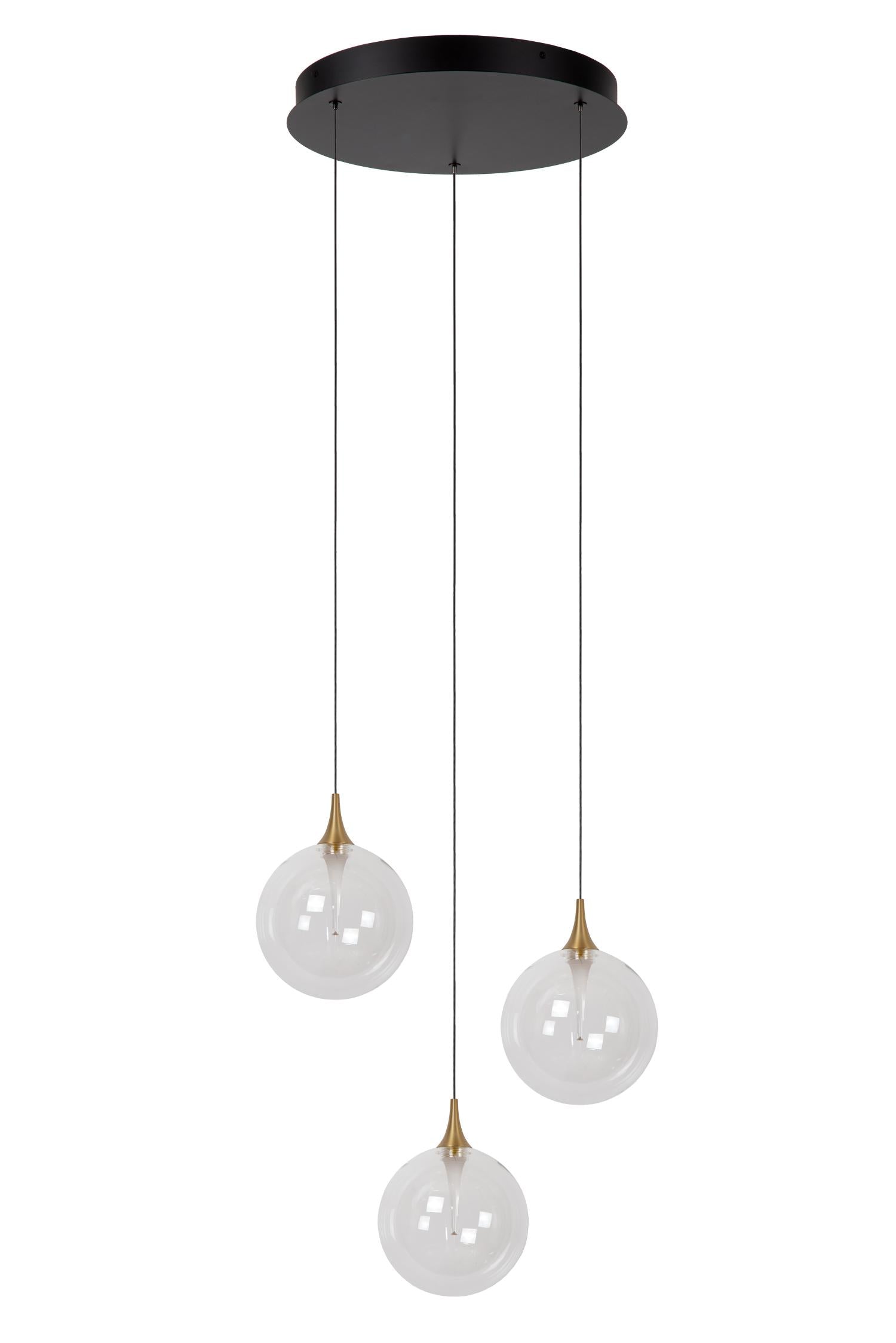 GISELA - Hanglamp - Ø 36 cm - LED Dimb. - 3x4,3W 2700K - Transparant
