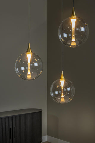 GISELA - Hanglamp - Ø 36 cm - LED Dimb. - 3x4,3W 2700K - Transparant