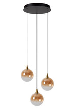 GISELA - Pendant light - Ø 36 cm - LED Dimmable - 3x4,3W 2700K - Amber