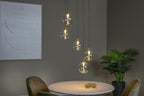 GISELA - Pendant light - Ø 48 cm - LED Dimmable - 5x3,8W 2700K - Transparent