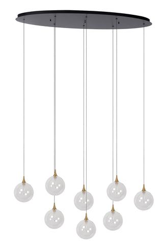 GISELA - Suspension - LED Dimmable - 8x3,9W 2700K - Transparent