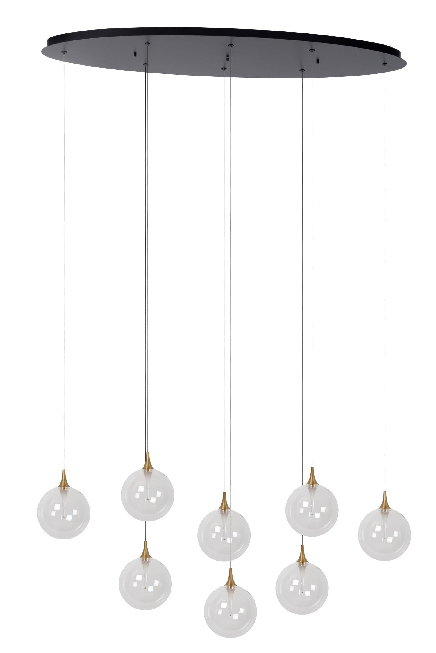 GISELA - Suspension - LED Dimmable - 8x3,9W 2700K - Transparent
