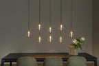 GISELA - Suspension - LED Dimmable - 8x3,9W 2700K - Transparent