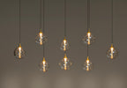 GISELA - Suspension - LED Dimmable - 8x3,9W 2700K - Transparent