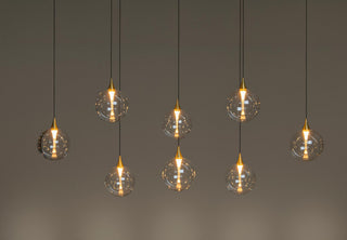 GISELA - Suspension - LED Dimmable - 8x3,9W 2700K - Transparent