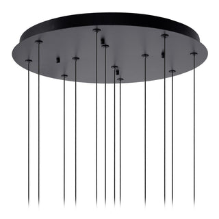 GISELA - Hanglamp - Ø 61 cm - LED Dimb. - 12x3,5W 2700K - Geschikt voor vide en hoge plafonds - Transparant