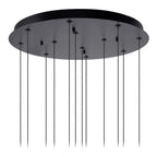GISELA - Pendant light - Ø 61 cm - LED Dimmable - 12x3,5W 2700K - Suitable for voids and high ceilings - Amber