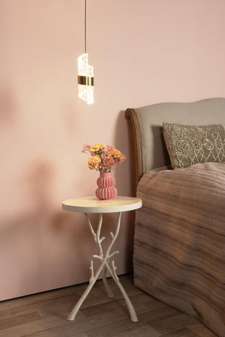 KLIGANDE - Hanglamp - Ø 13 cm - LED - 1x9W 2700K - Mat Goud / Messing
