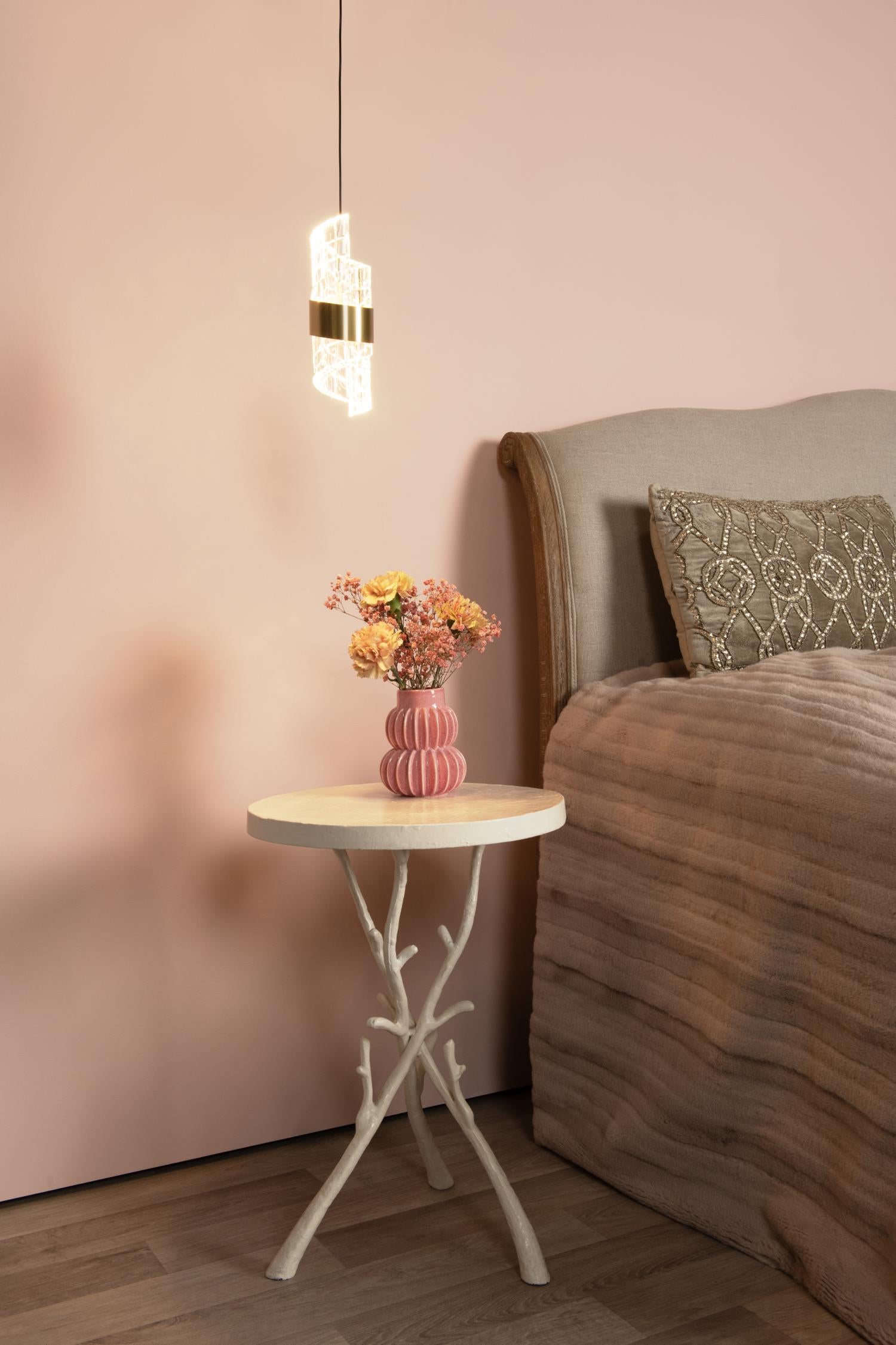 KLIGANDE - Hanglamp - Ø 13 cm - LED - 1x9W 2700K - Mat Goud / Messing
