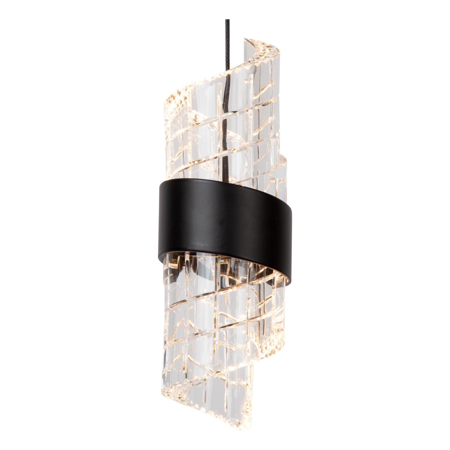KLIGANDE - Pendant light - Ø 13 cm - LED - 1x9W 2700K - Black
