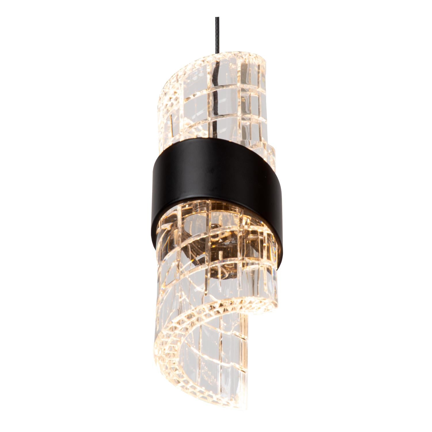 KLIGANDE - Pendant light - Ø 13 cm - LED - 1x9W 2700K - Black