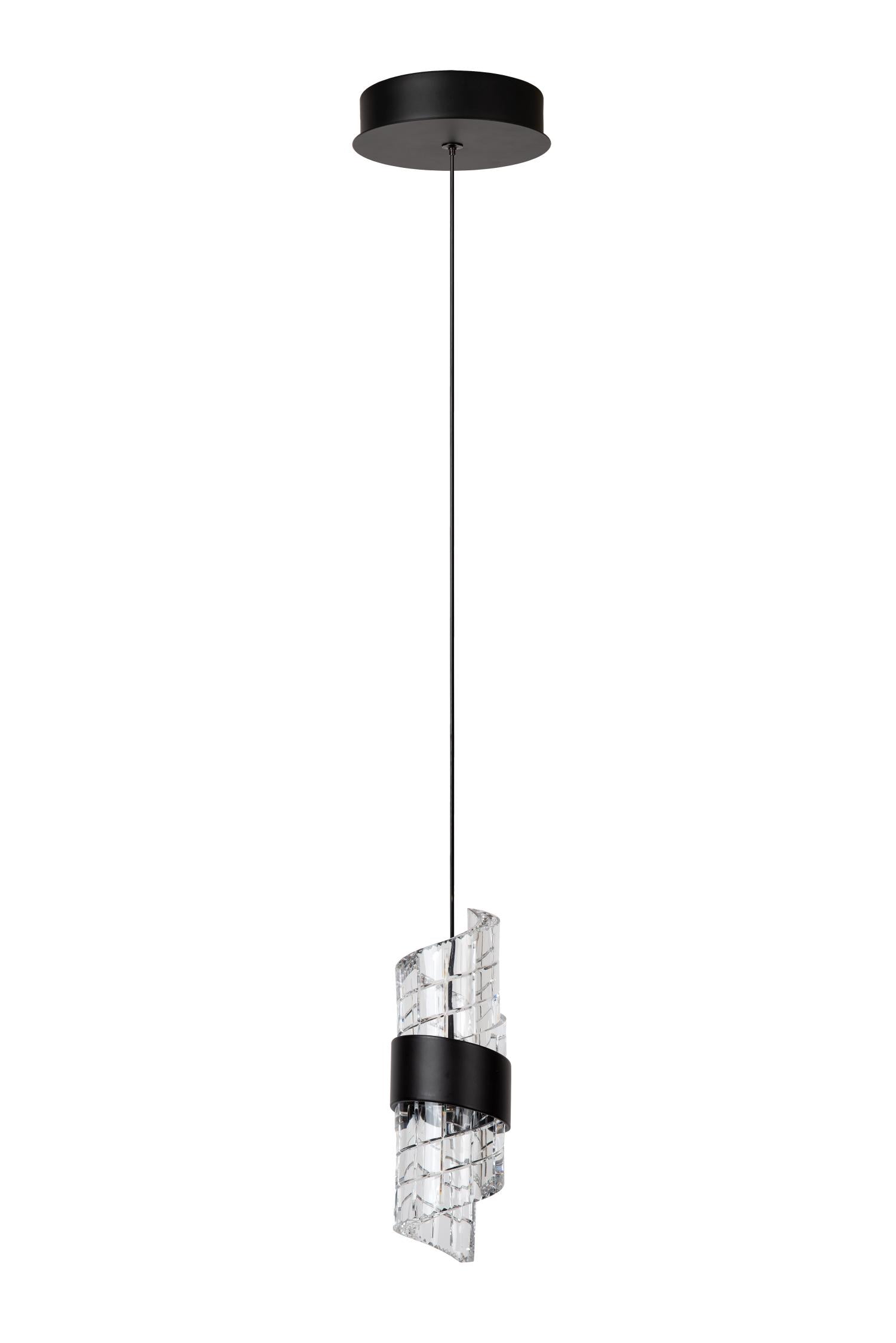 KLIGANDE - Pendant light - Ø 13 cm - LED - 1x9W 2700K - Black
