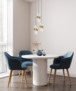 KLIGANDE - Pendant light - Ø 25 cm - LED Dimmable - 3x8W 2700K - Matt Gold / Brass