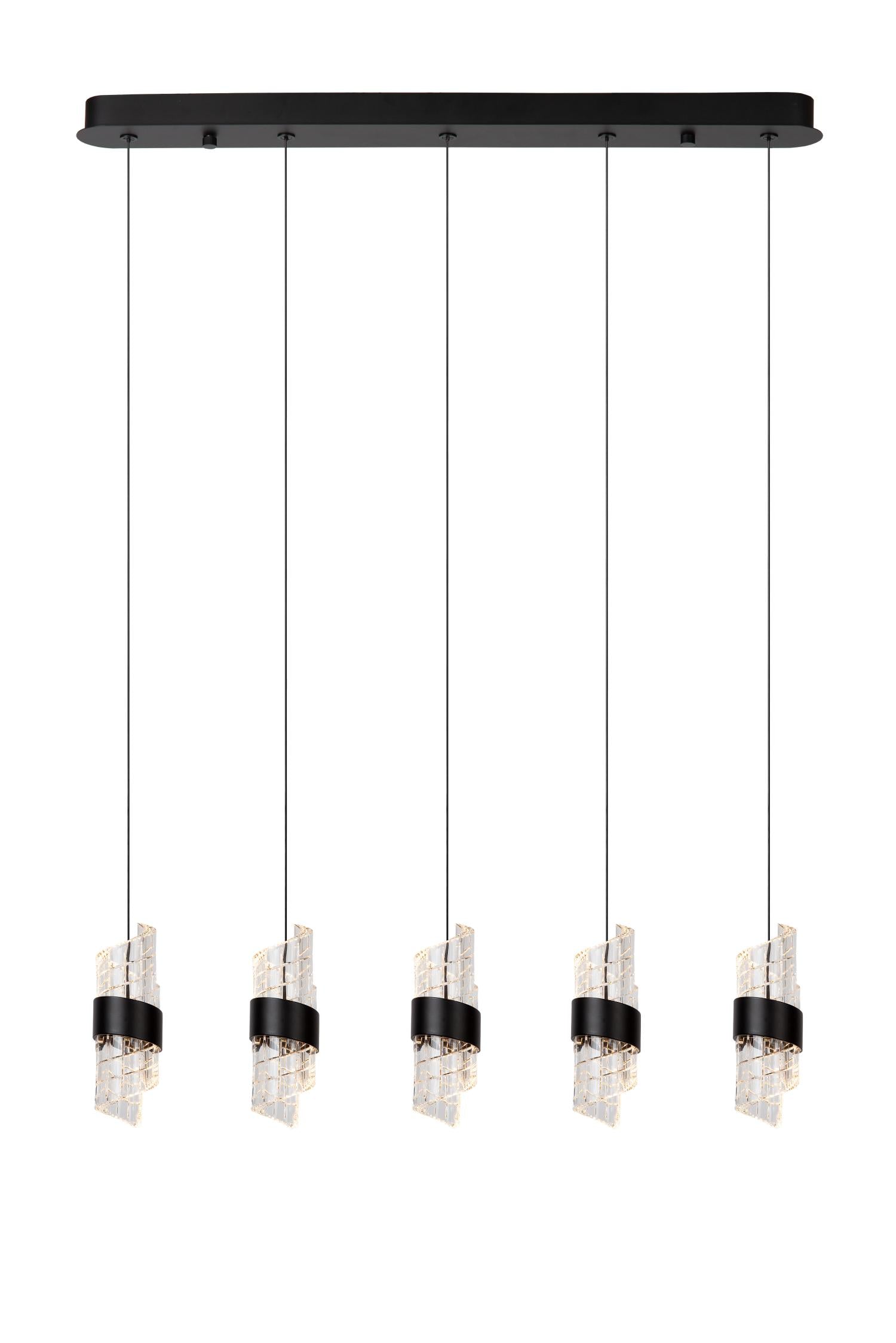KLIGANDE - Suspension - LED Var. - 5x7,8W 2700K - Noir