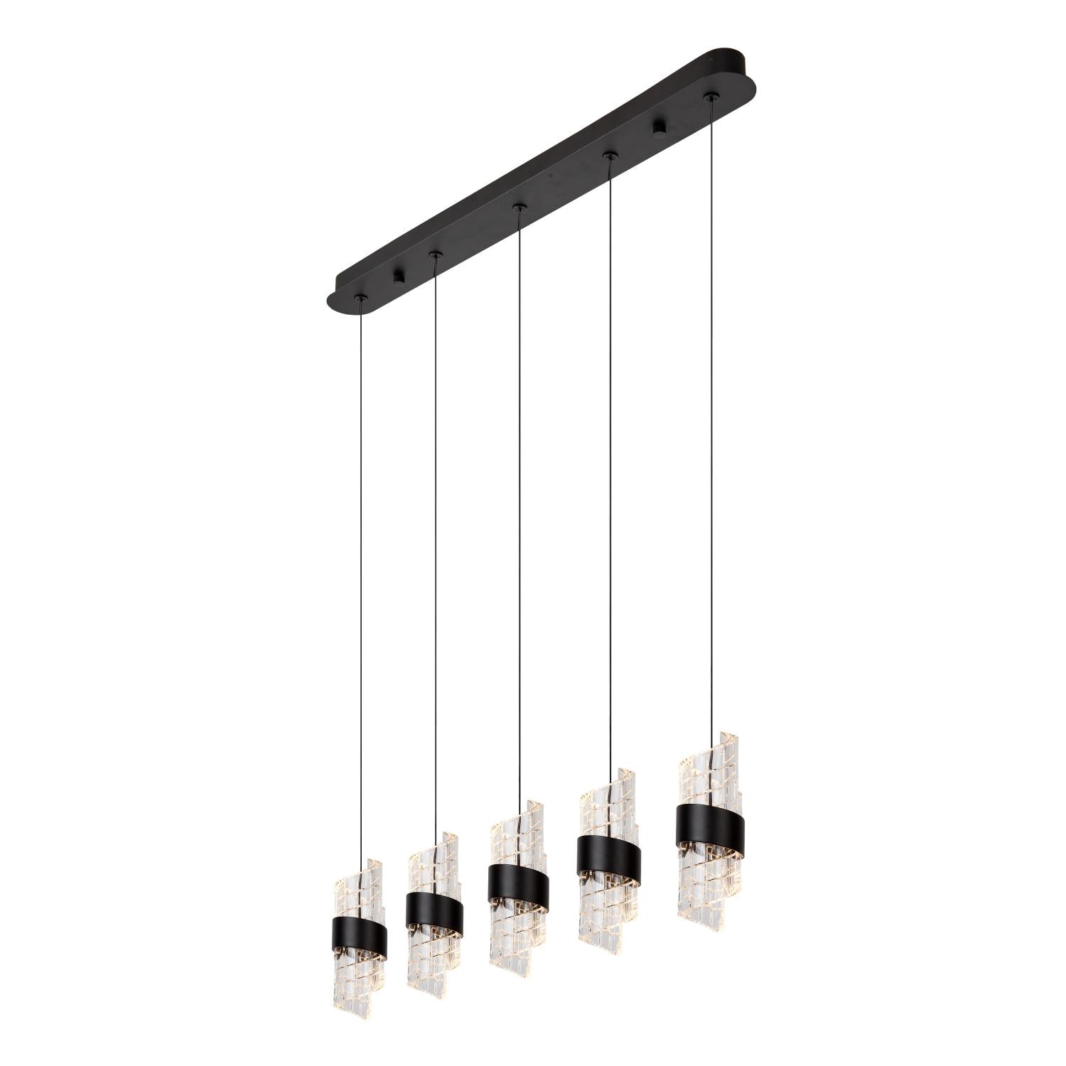 KLIGANDE - Suspension - LED Var. - 5x7,8W 2700K - Noir