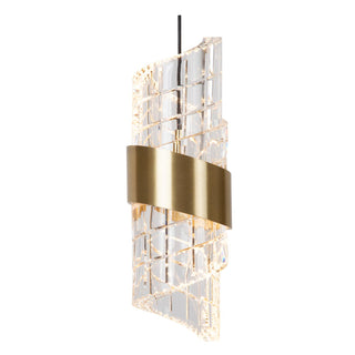 KLIGANDE - Pendant light - Ø 30 cm - LED Dimmable - 5x8W 2700K - Matt Gold / Brass