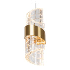 KLIGANDE - Pendant light - Ø 30 cm - LED Dimmable - 5x8W 2700K - Matt Gold / Brass