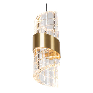 KLIGANDE - Pendant light - Ø 30 cm - LED Dimmable - 5x8W 2700K - Matt Gold / Brass