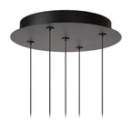 KLIGANDE - Pendant light - Ø 30 cm - LED Dimmable - 5x8W 2700K - Black