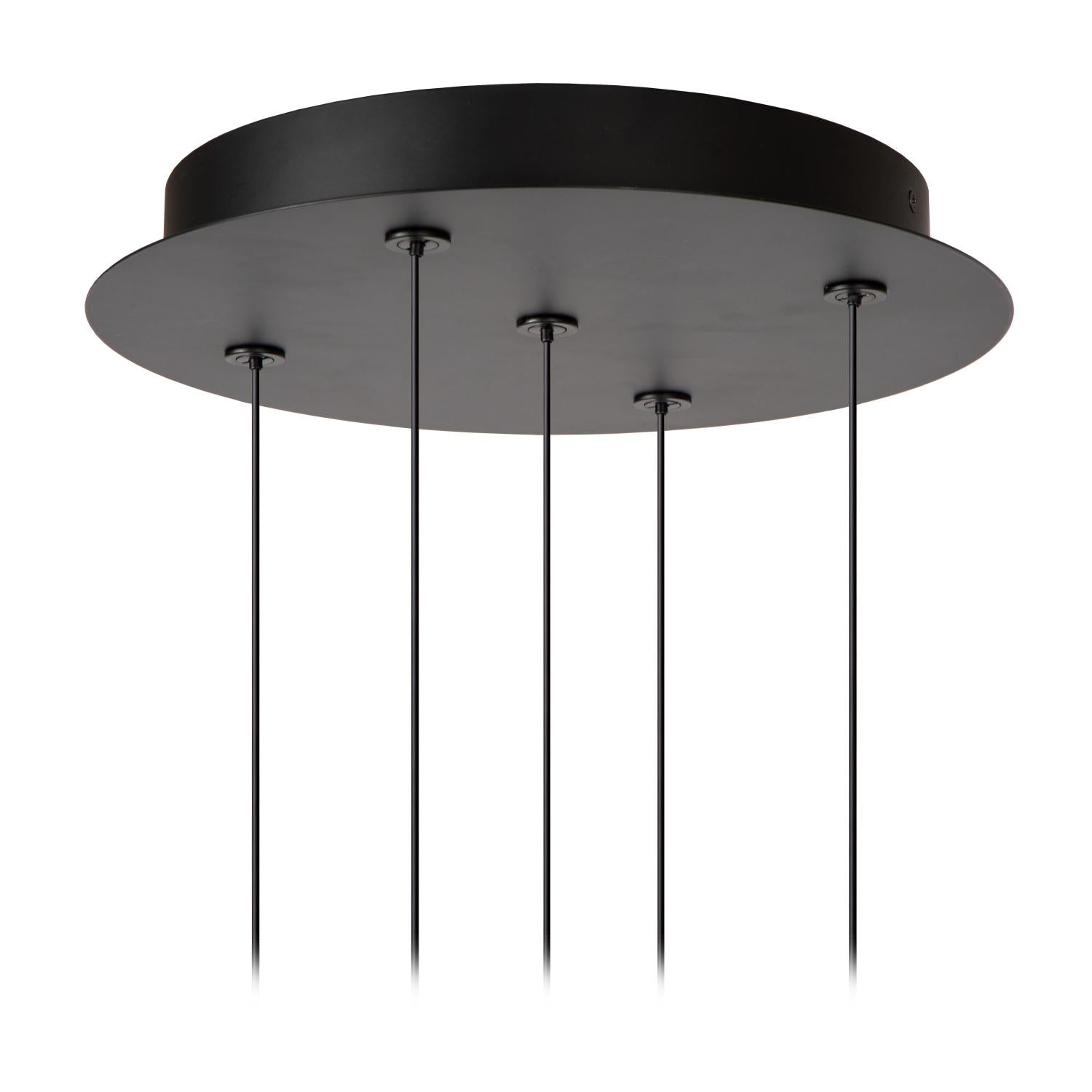 KLIGANDE - Pendant light - Ø 30 cm - LED Dimmable - 5x8W 2700K - Black