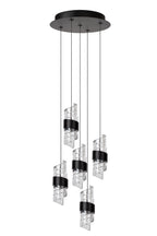 KLIGANDE - Pendant light - Ø 30 cm - LED Dimmable - 5x8W 2700K - Black