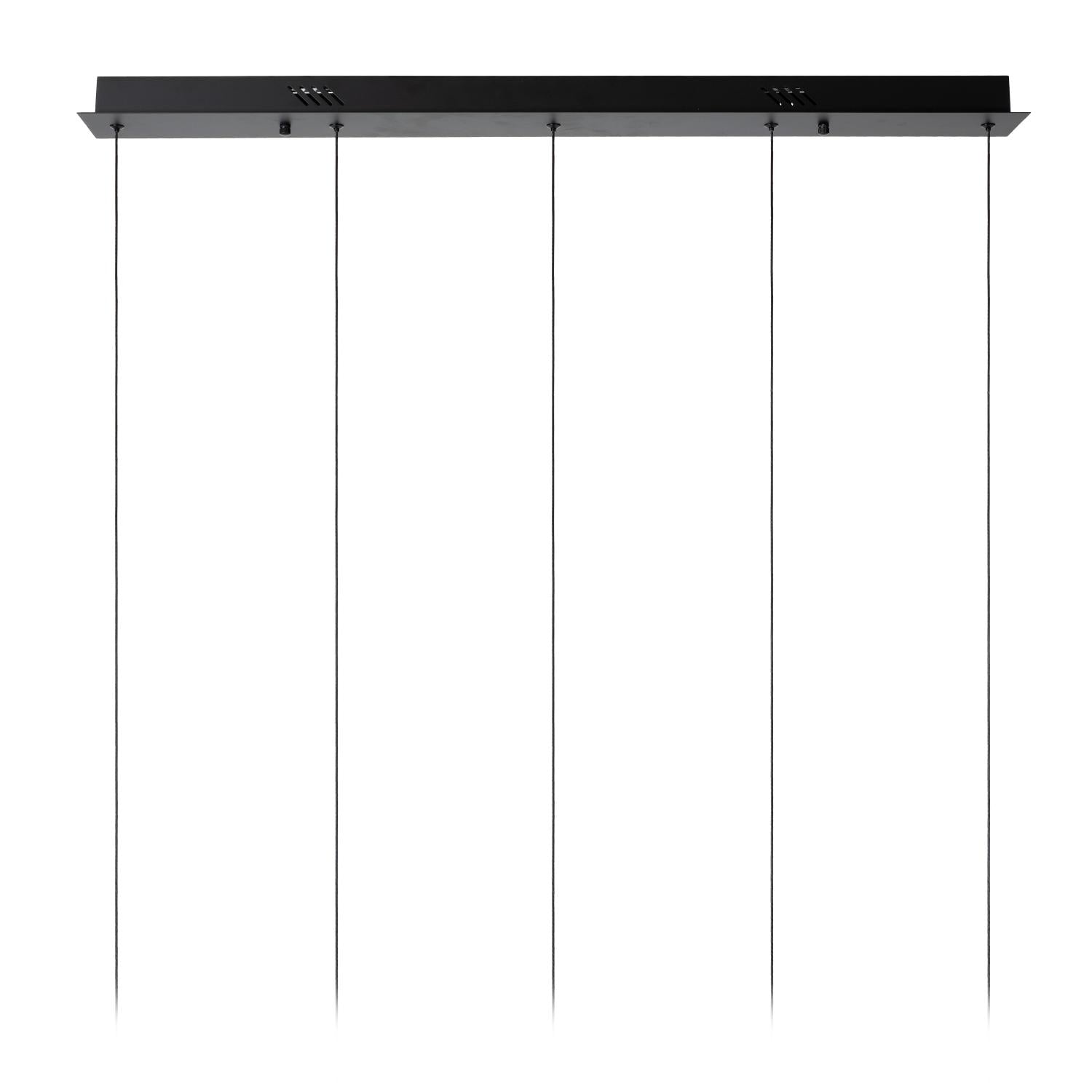 SENTUBAL - Pendant light - LED Dimmable - 5x5.3W 2700K - Black