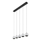 SENTUBAL - Pendant light - LED Dimmable - 5x5.3W 2700K - Black