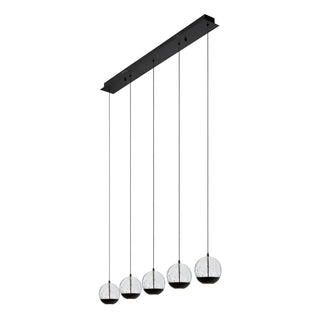 SENTUBAL - Pendant light - LED Dimmable - 5x5.3W 2700K - Black