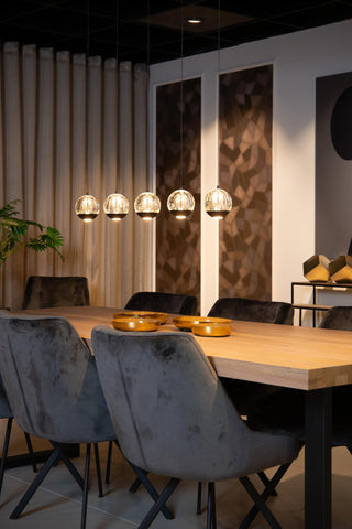 SENTUBAL - Pendant light - LED Dimmable - 5x5.3W 2700K - Black