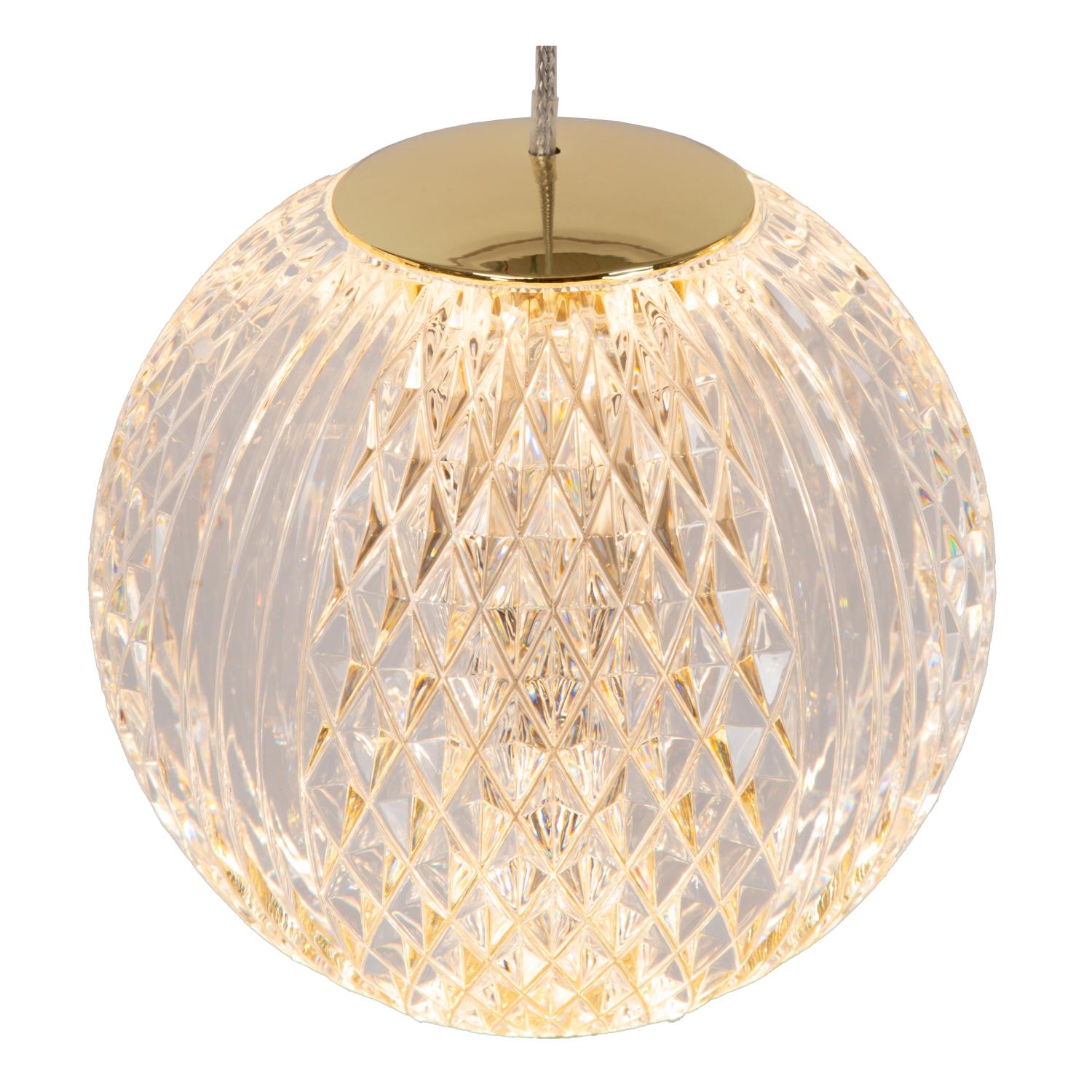 CINTRA - Pendant light - Ø 14 cm - LED - 1x5.7W 2700K - Transparent