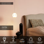 CINTRA - Pendant light - Ø 14 cm - LED - 1x5.7W 2700K - Transparent