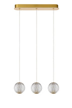 CINTRA - Pendant light - LED Dimmable - 3x4.7W 2700K - Transparent